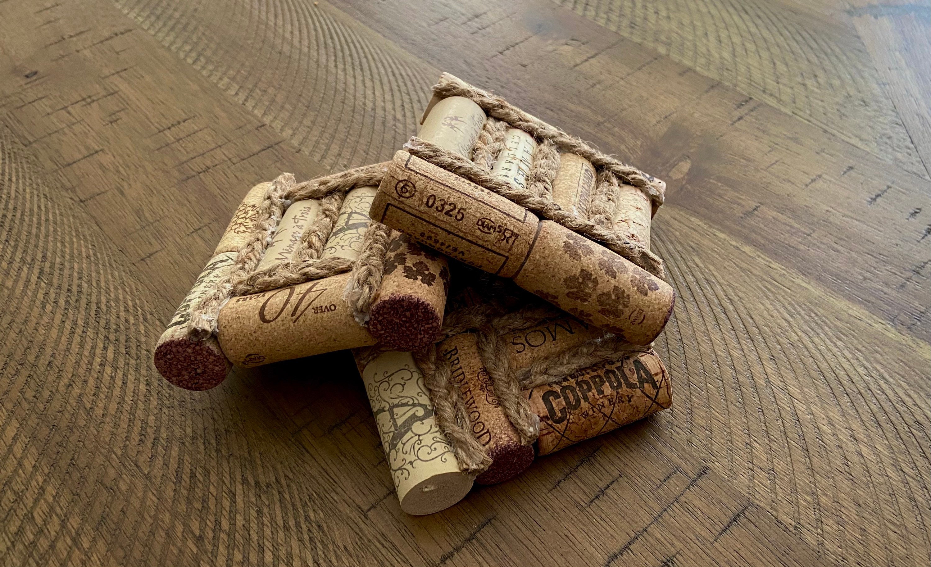 Wine Cork Coaster, Recycled Wine Cork, Wine Drinker Gift, Upcycled