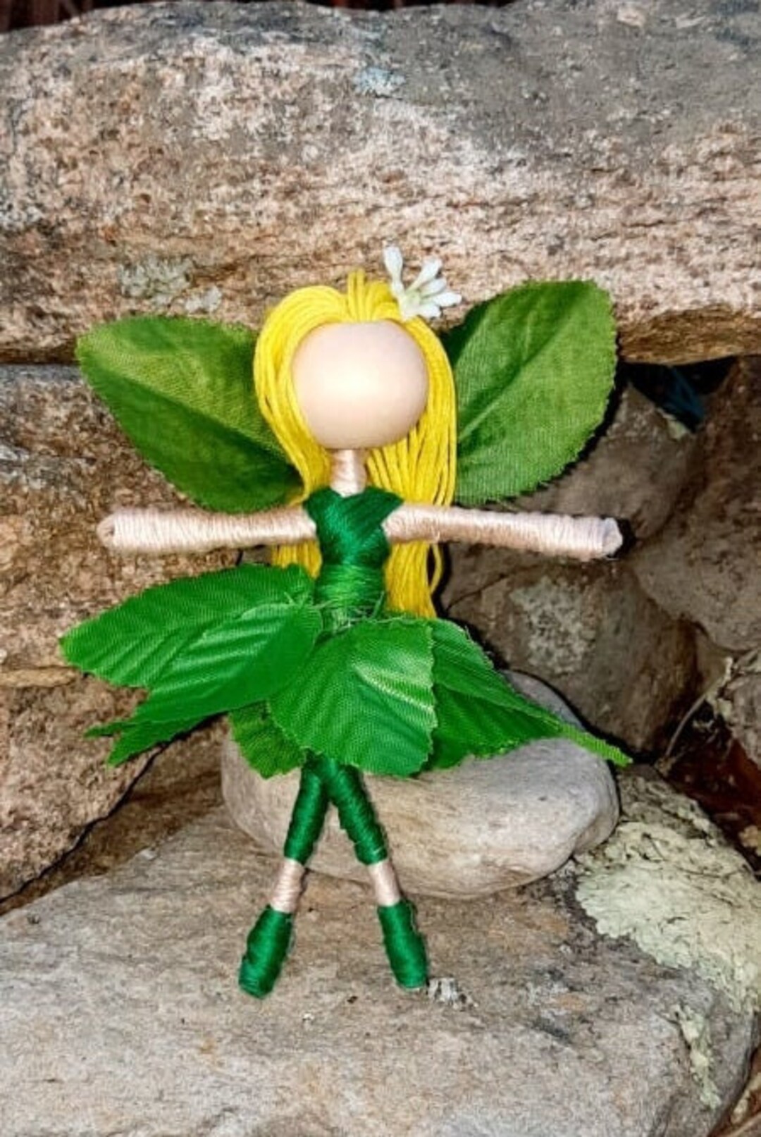Chickweed Fairy Stellaria Herb Fairy Flower Fairy Doll Etsy