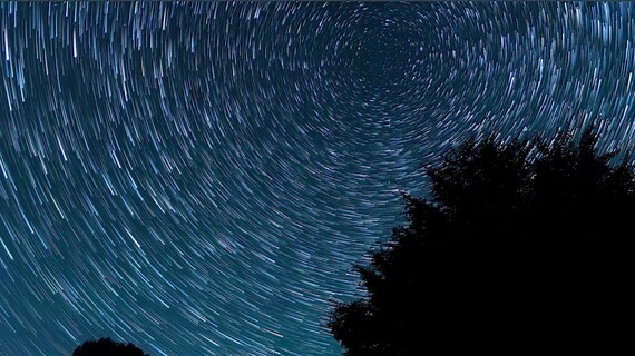 The Stars Make Their Path Over Moab, Utah