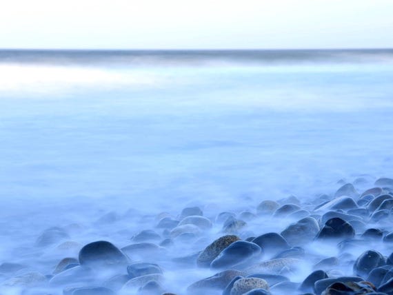 Ocean Mist Over the Rocks