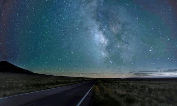Lonely Road to the Milky Way