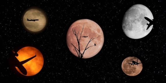 Flights Across the Moon & Sun