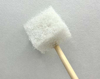 Bamboo Aquarium Brush | Acrylic Safe | 12” Long | “Nerite Brush” for 1 Gallon