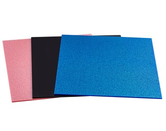 NoClean Aquariums 5 Gallon Black, Pink & Blue Dazzle Background Wall With Sparkles