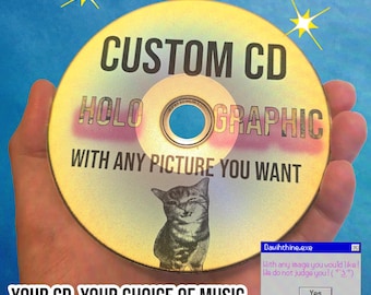 Individuell gestaltete CD-Mixtape: Personalisierte Playlist, gedrucktes Cover (bis zu 78 Minuten)