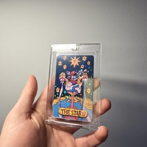 Obscura Vault Card - Star Platinum Tarot Card // Holographic Fanmade Art Double-Sided PVC Display Collectible // Jojo&#39;s Bizzare Adventure