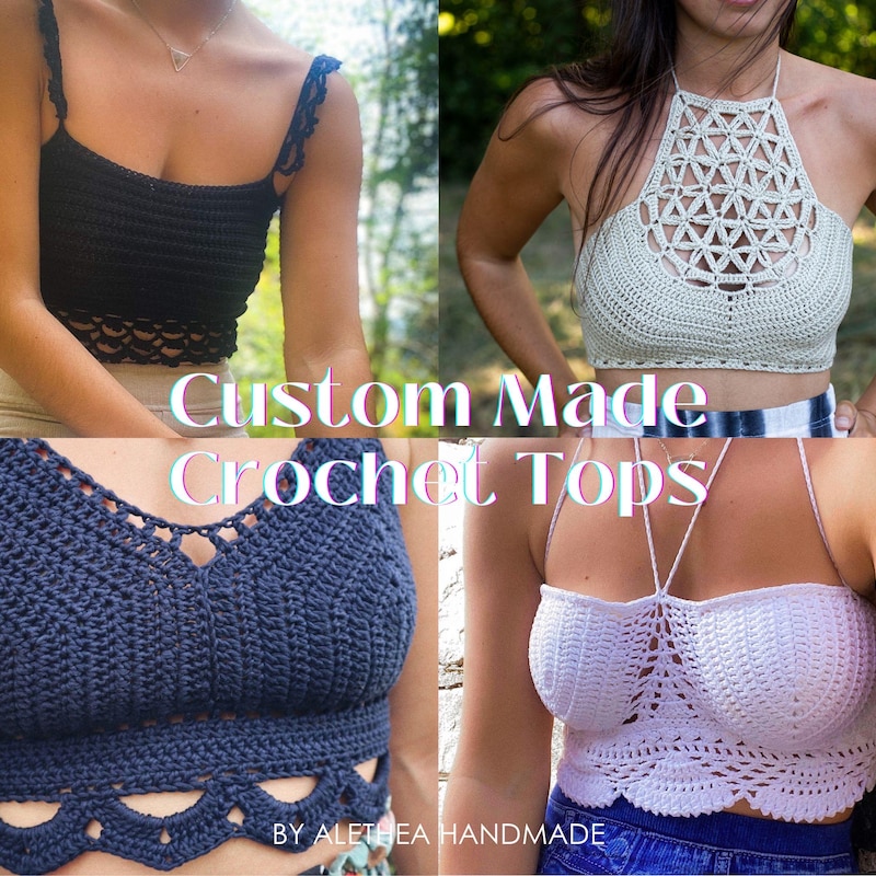 Crochet Tops for Women Etsy