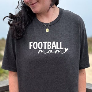 Custom Football Mom T-Shirt, Cute Football Mom Shirt, Football Mom Shirt, Football Mom, Sports Mom Shirt, Football Season, Football Gift