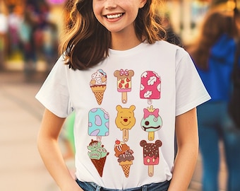 Mickey Ice Cream Shirt, Disney Summer Shirt, Disneyland Trip Shirt, Mickey And Friends Shirts, Magical Mouse Ice Cream Shirt, Disney Shirt