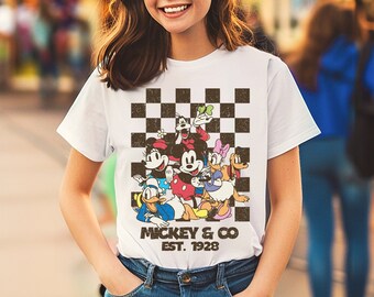 Vintage Mickey & Co 1928 Shirt, Disneyland Mickey Shirt, Vintage Disney Shirt, Disney Family Shirt, Magic Kingdom Shirt, Disneyworld Shirts