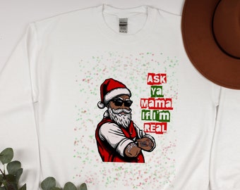 Santa Hoodie - Etsy