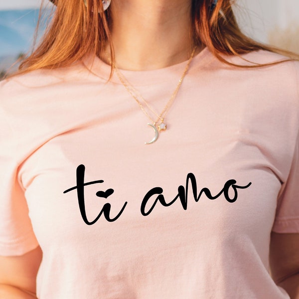 Ti Amo Tshirt, Love Shirt, Valentine's Day Shirt, Cute Gift For Lover, Cute Valentines Shirt, Heart Hands Shirt, Ti Amo Tee, Gift For Him