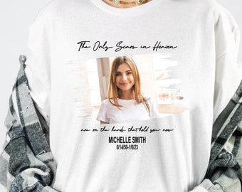 Comfort Custom Memorial Photo Shirt, Personalized  Funeral Photo Shirt, Rest In Peace Memory Shirt, Remembrance Shirt,Christian Memorial Tee