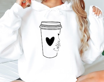 Cute Coffee Hoodie, Coffee Lovers Hoodie, Funny Coffee Lover Hoodie, Coffee Hoodie, Coffee Addict Hoodie, Women's Hoodie, Funny Hoodies