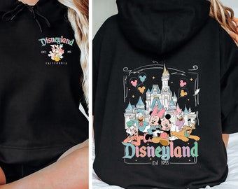 Disneyland Est. 1955 California Hoodie, Mickey And Friends Hoodie, Vintage Hoodie, Disney Family Hoodie, Mickey And Co, Disneyland Hoodie