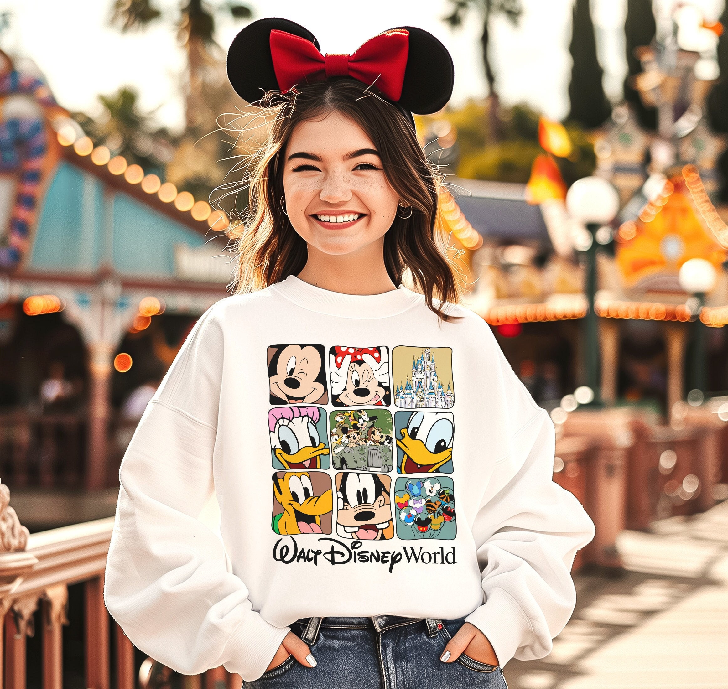 Retro Walt Disney World Sweatshirt, Vintage Disneyworld Sweatshirt