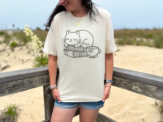 Kittens, Cats, Tea And Books Gift T Shirt Kittens, Cats, Tea And Books Gift T Shirt