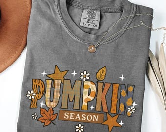 Comfort Fall Pumpkin Season Shirt,Autumn Fall Shirt,Thanksgiving Fall Shirt,Fall Pumpkin Shirt,Women FaalGift Shirt,Retro Thanksgiving Shirt