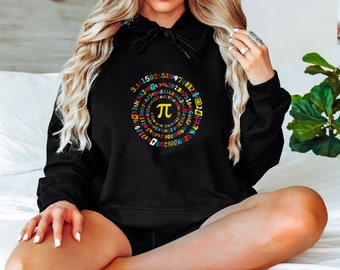 Cute Pi Day Hoodie, Math Teacher Hoodie, Math Teacher Gift, Math Lover Hoodie, Pi Day Gift, Math Lover Gift, 3.14 pi days