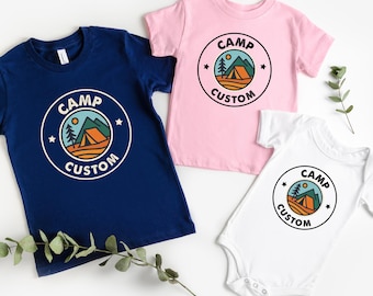 Custom Matching Camp Shirt,FamilyCusto Matching Camp Shirt,Camp Custom T-Shirt,Camp Crew TShirt,Camping Family Shirt,Cousin Crew Custom Tee,