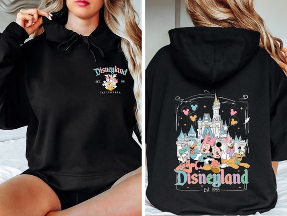 Disneyland Est. 1955 California Hoodie, Mickey and Friends Hoodie, Vintage  Hoodie, Disney Family Hoodie, Mickey and Co, Disneyland Hoodie - Etsy