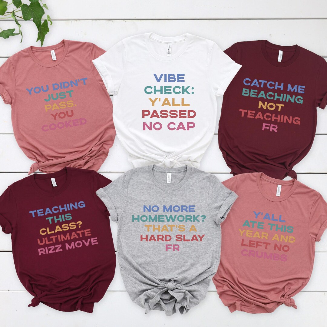 Funny Group Teacher Last Day of School Gift Shirts,matching End of Year ...