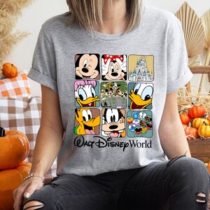 Retro Walt Disney World T-Shirt, Disney Vacation Shirt, Mickey And Friends Shirt, Retro Walt Disney Shirt, Disneyworld Shirt, Vintage Shirt image 5