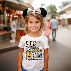 Retro Walt Disney World T-Shirt, Disney Vacation Shirt, Mickey And Friends Shirt, Retro Walt Disney Shirt, Disneyworld Shirt, Vintage Shirt image 4