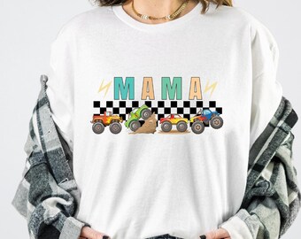 Comfort Monster Truck Mama Shirt,Mama Monster Truck Shirt, Boy Birthday Party Shirt,Pregnant Mom Shirt, New Mom Shirt, Baby Shower Gift,