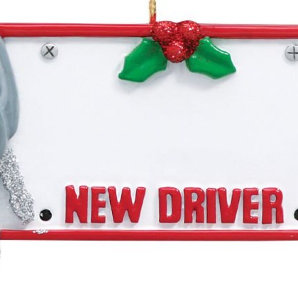New Driver Christmas Ornament Etsy