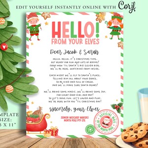 Carta de chegada do DUENDE DE NATAL, Atividades do DUENDE DE NATAL, Lista legal, Contagem regressiva de Natal, Carta de volta, Para imprimir, Elfie