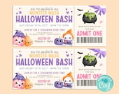 HALLOWEEN Party Flyer Editable Template, Spooky, Trick Or Treat Party Invites, Event Poster, Ticket Invitation, Printable Invite Corjl,