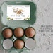 EGG CARTON Label Template, Free Range Egg Carton Label, Farmers Market ...