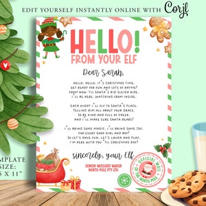 Carta de chegada do DUENDE DE NATAL, Atividades do DUENDE DE NATAL, Lista legal, Contagem regressiva de Natal, Carta de volta, Para imprimir, Elfie