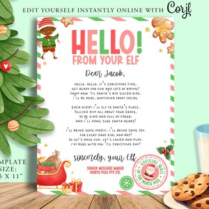 Carta de chegada do DUENDE DE NATAL, Atividades do DUENDE DE NATAL, Lista legal, Contagem regressiva de Natal, Carta de volta, Para imprimir, Elfie