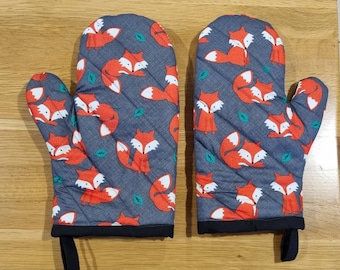 Animal Pattern Heatproof Oven Mitts