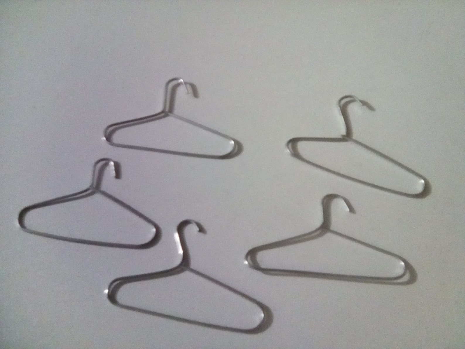 A Pack of 5 Paper Clip Hangers for Barbies Etsy UK