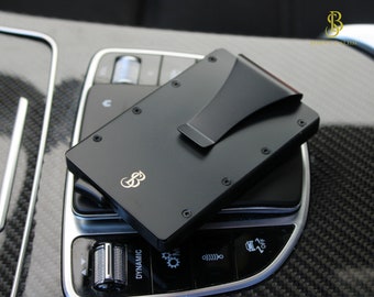 BONNY & SLIDE Card Holder RFID Protection - Money Clip Card Wallet - Credit Card Holder - Slim Wallet for Men and Women