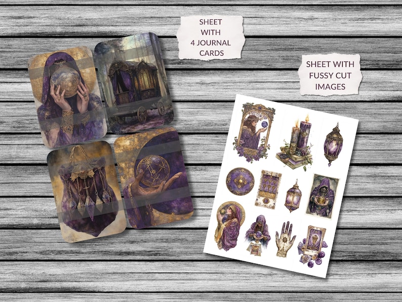 Fortune Teller Folio Kit, Printable Mix and Match Folder Folio With ...