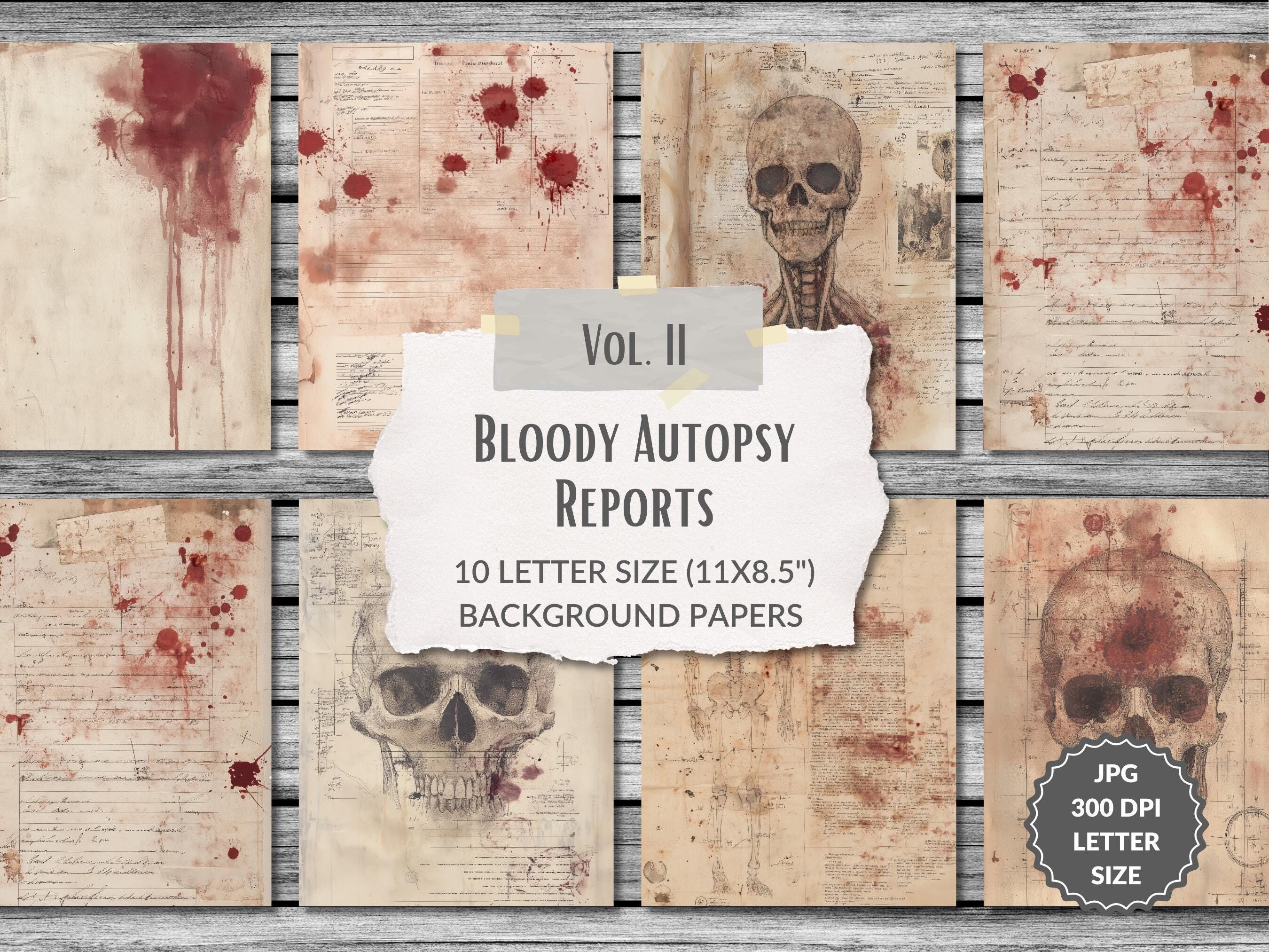 Bloody Letter Art - Etsy