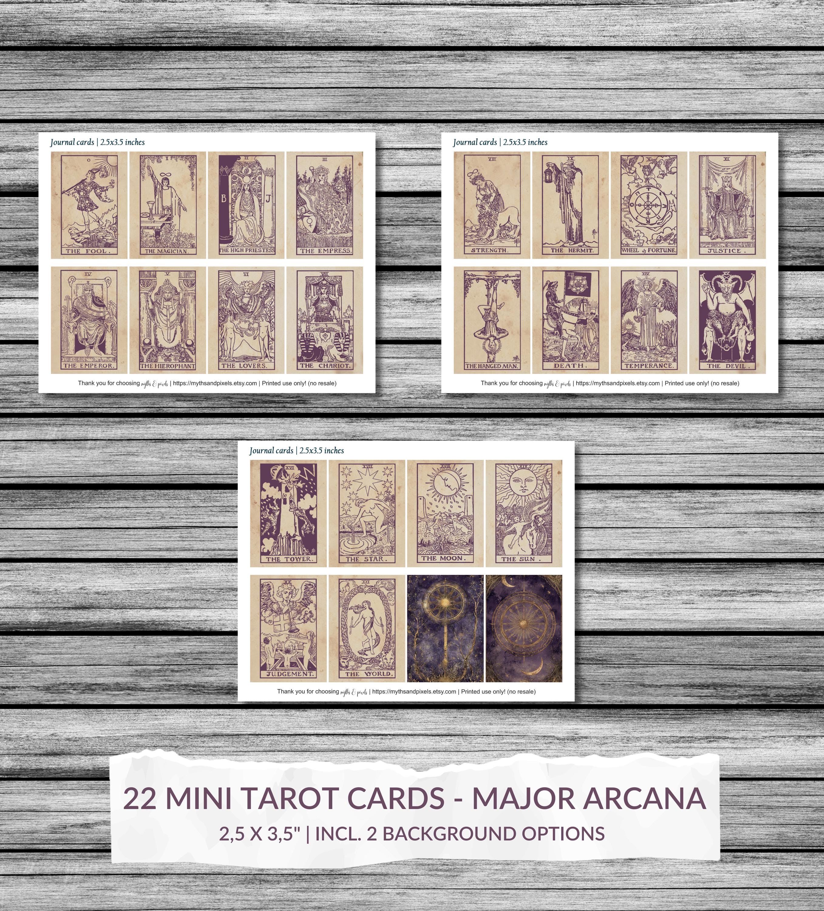 Fortune Teller - Add-on Junk Journal Kit, Palm Reading, Including Mini ...