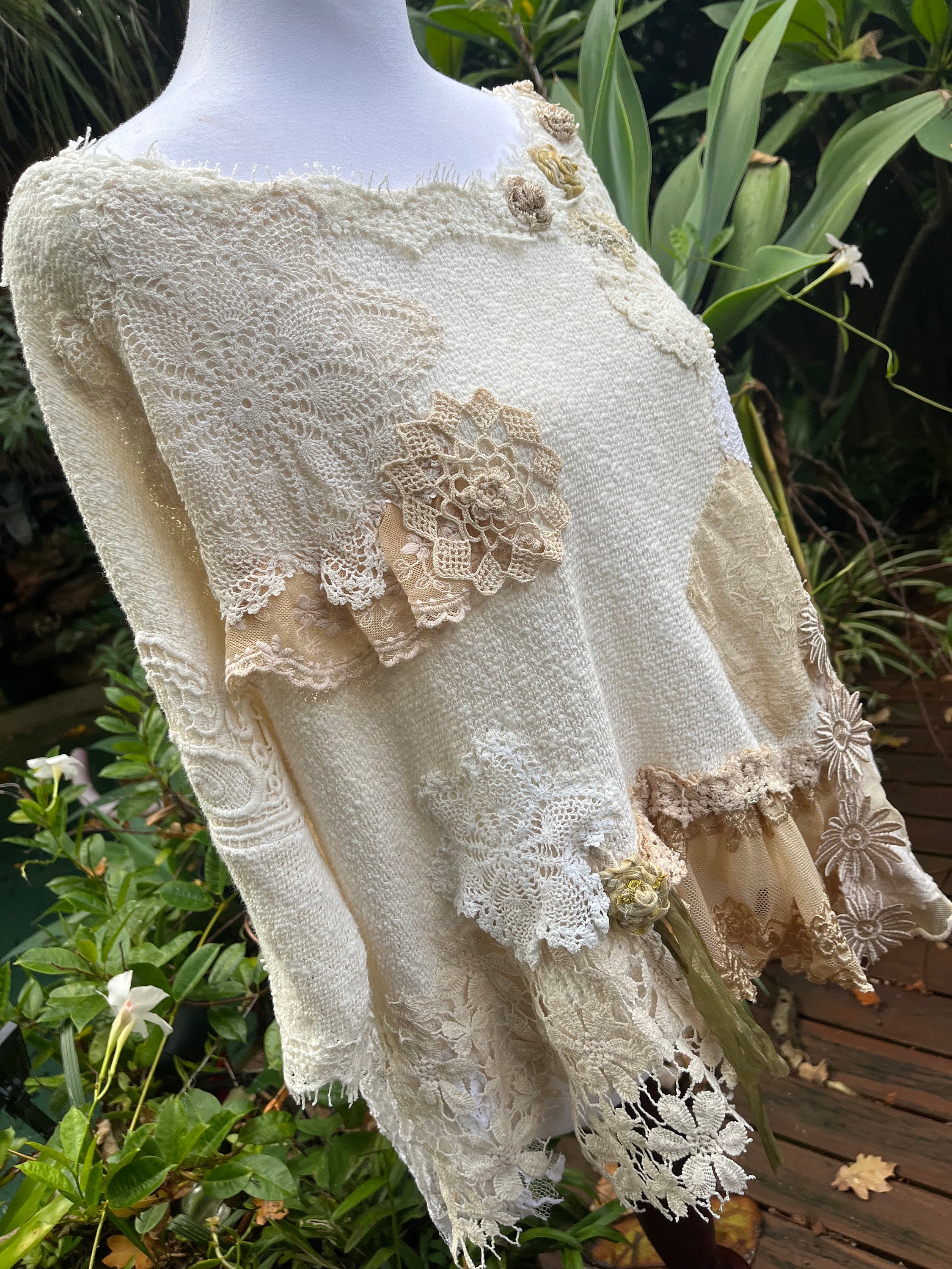 Bohemian Shabby Chic Magnolia Pearl Inspired Top Artsy - Etsy Australia