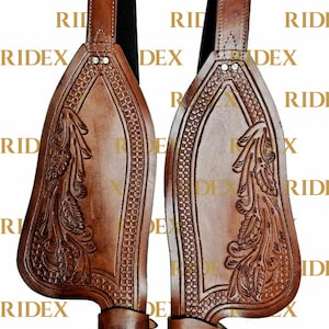 Saddle Western Fenders Pair Smooth Genuine Leather