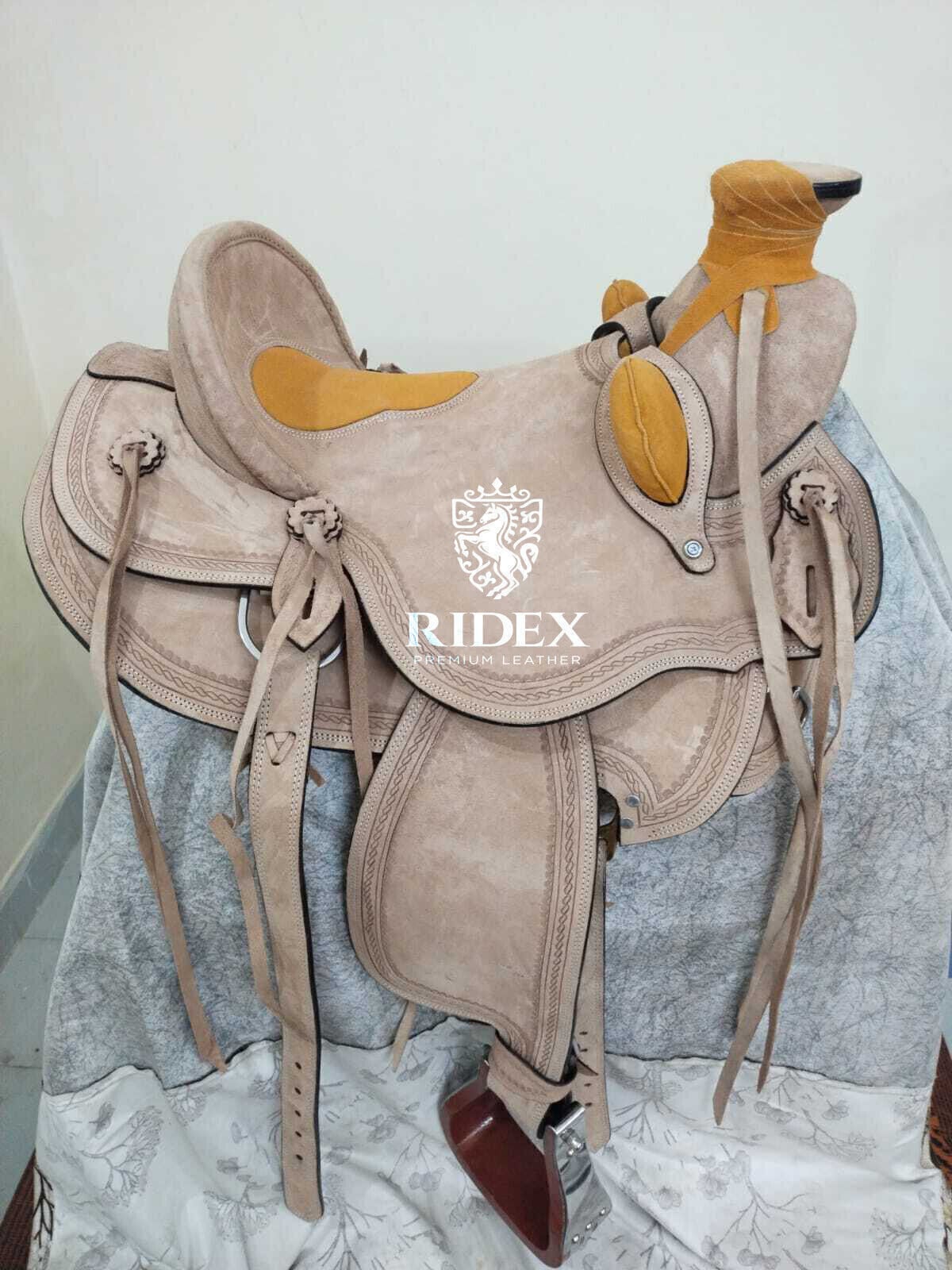 Selle Western Wade Ridex 16'' Cuir - Arçon 8.5'' - Neuve