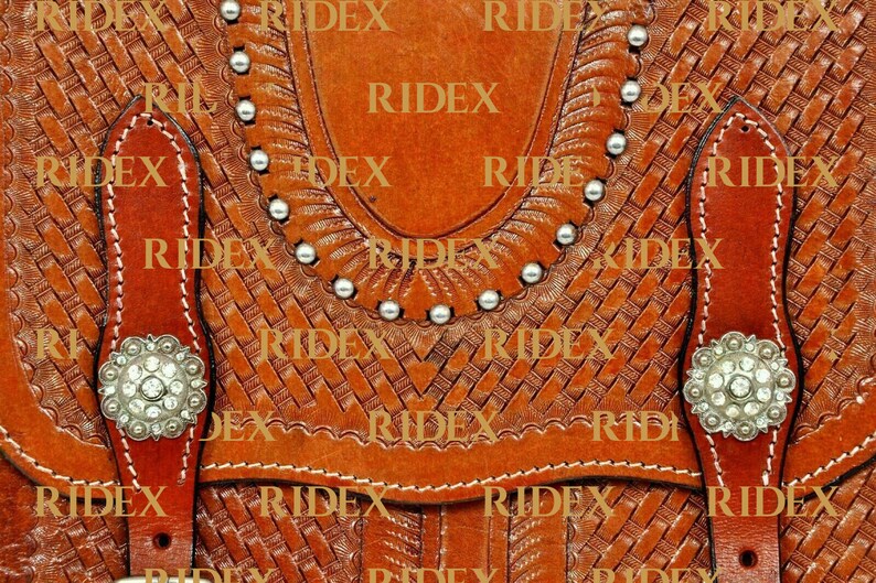 Genuine Cow Hide Leather Western Horse Saddle Bag . Etsy