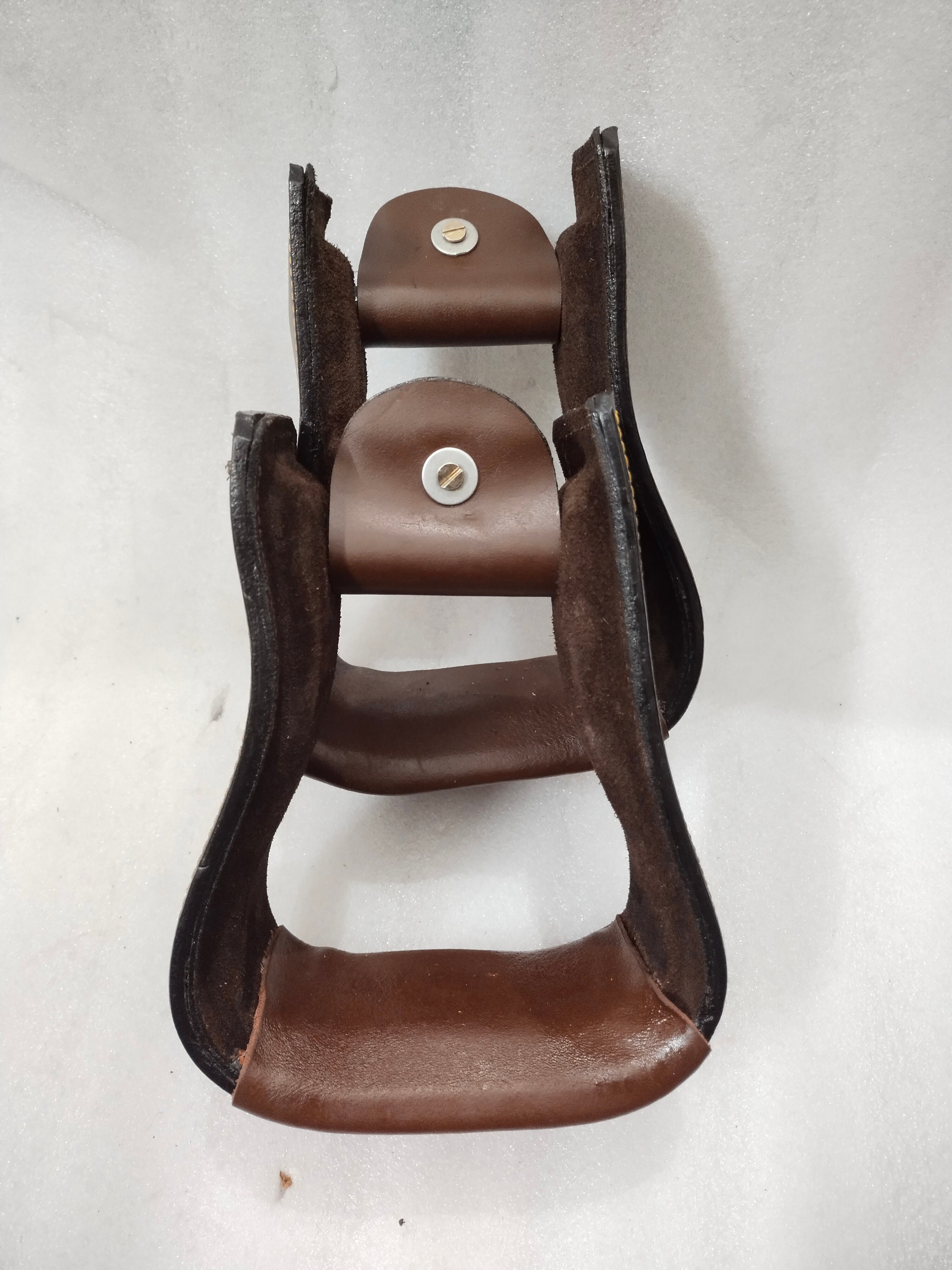 Étriers Western Diablo Silversmiths – Argent Sterling Et Monel, 1,5 Pouce, Vintage