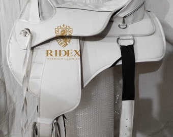 Treeless Synthetic Extra Panel Horse Tack Saddle All Sizes Available For Horse.