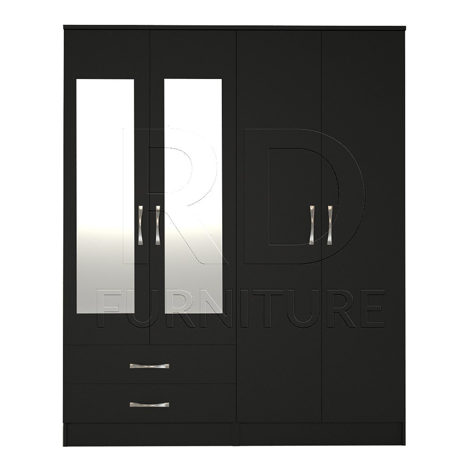 Ready assembled 4 door wardrobes discount