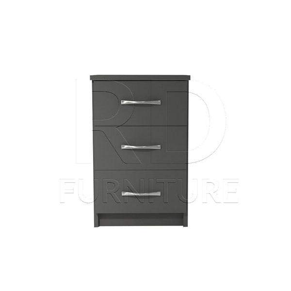 Grey Bedside Table Etsy UK