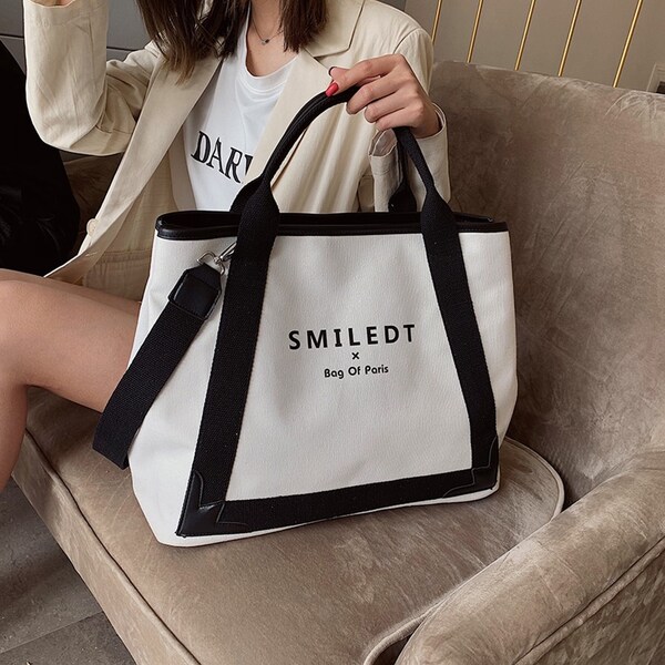 Luxury Canvas Tote Handbag | Women Shoulder Bag | Shopping Bag | Office Women Bag | Messenger bag | Large Shoulder Bag | Casual Bag
